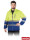 Protective fleece sweatshirt polstrip yn yellow-blue Reis