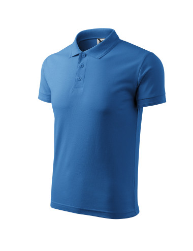 Men`s polo shirt pique polo 203 azure Adler Malfini