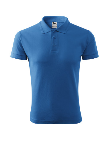 Men`s polo shirt pique polo 203 azure Adler Malfini