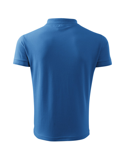Herren Poloshirt Piqué Polo 203 Azurblau Adler Malfini
