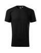 Adler MALFINIPREMIUM Herren T-Shirt Merino Rise 157 schwarze Logo-Stickerei