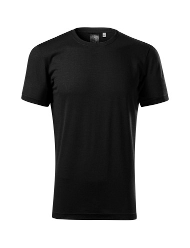 Adler MALFINIPREMIUM Koszulka męska Merino Rise 157 czarny haft logo