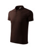 Adler MALFINI men`s polo shirt Pique Polo 203 coffee embroidery of company logos