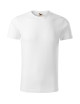 Adler MALFINI Men`s T-shirt Origin 171 white computerized logo embroidery