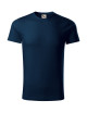 Adler MALFINI Origin 171 men`s t-shirt navy blue computer embroidery