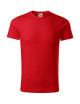 Adler MALFINI Men`s T-shirt Origin 171 red logo computer embroidery