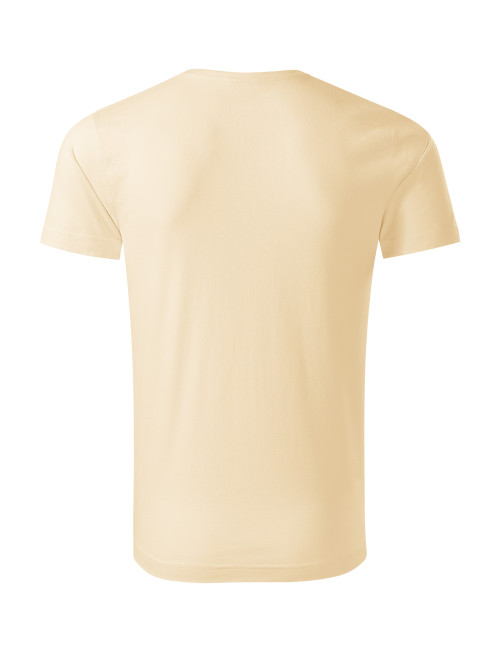 Adler MALFINI Men`s T-shirt Origin 171 almond logo embroidery