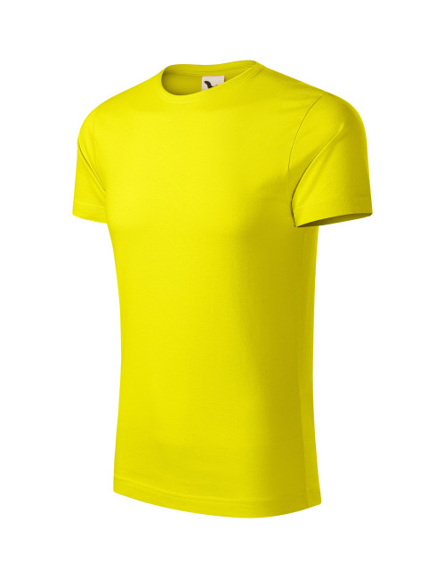 Adler MALFINI Herren T-Shirt Origin 171 Arbeitskleidung mit Zitronenstickerei