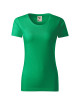 Adler MALFINI Native Damen T-Shirt 174 grasgrüne Logo-Stickerei