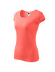 Adler MALFINI Damen T-Shirt Pure 122 Coral Logo Stickerei Arbeitskleidung