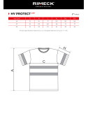 2Unisex t-shirt hv protect 1v9 reflective orange Adler Rimeck