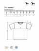 2Unisex-T-Shirt Element 145 schwarz Adler Malfini