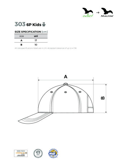 Kindermütze 6p Kinder 303 rosa Adler Malfini