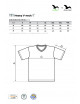 2Unisex-T-Shirt mit schwerem V-Ausschnitt 111 kornblumenblau Adler Malfini