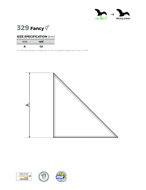 Schal Unisex/Kinder Fancy 329 Türkis Adler Malfini