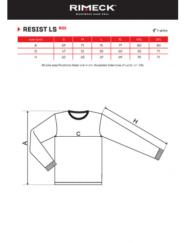 Unisex Resist Ls R05 T-Shirt schwarz Adler Rimeck