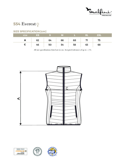 Everest 554 schwarze Adler Malfinipremium Damenweste
