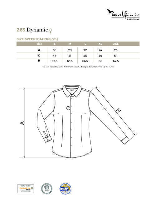 Women`s shirt dynamic 263 black Adler Malfinipremium