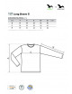 2Children`s t-shirt fit-t ls 121 dark gray melange Adler Malfini