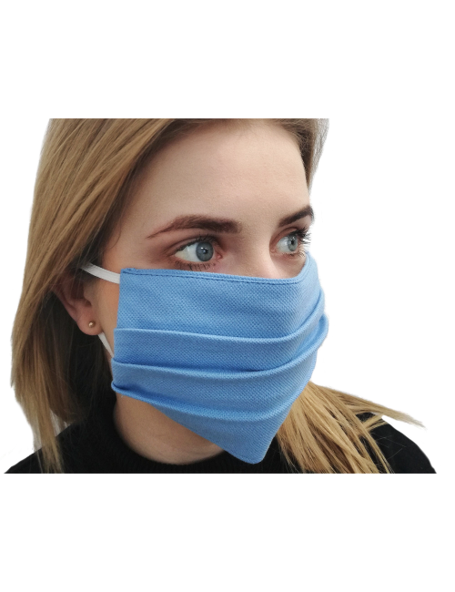 Face mask protective mask for mouth and nose Streetwear blue