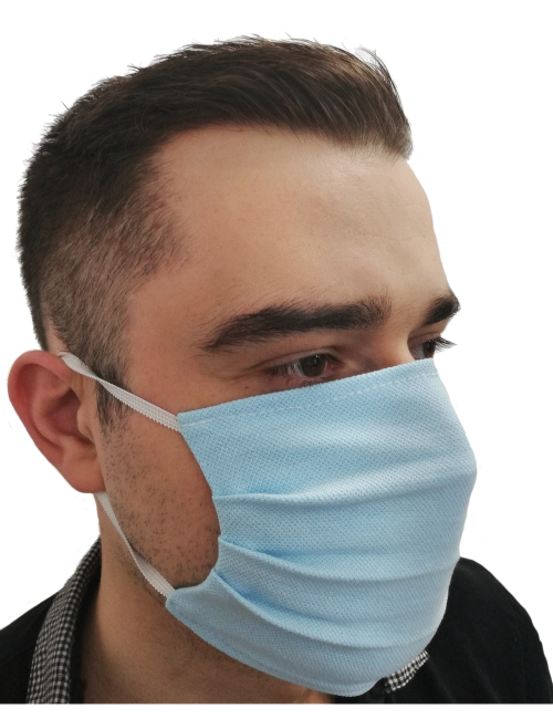 Streetwear cotton mask for the mouth and nose mint