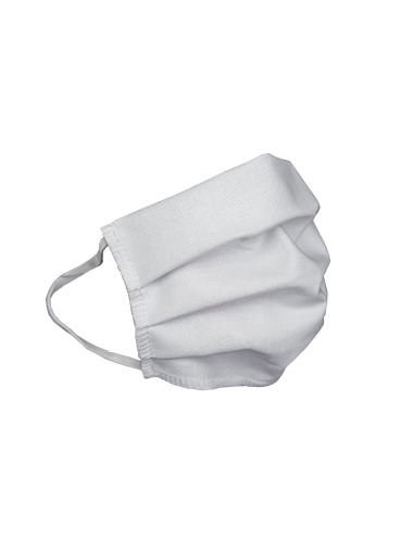 Cotton face mask white with place for a FILTER 10 pcs