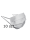 Baumwollmaske, weiß, Platz für FILTER, 10 Stk