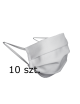 Maseczka maska Bawełniana  biała miejsce na FILTR 10szt