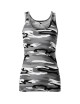 Adler MALFINI Damen Top Camo Triumph C36 tarngraue Logo-Stickerei