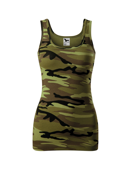 Adler MALFINI Damen Top Camo Triumph C36 tarngrüne Logo-Stickerei