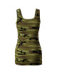 Adler MALFINI Women`s Top Camo Triumph C36 camouflage green logo embroidery