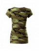 2Damen T-Shirt Camo Pure C22 Camouflage Grün Adler Malfini