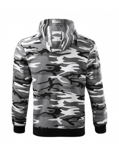 Bluza męska camo zipper c19 camouflage gray Adler Malfini