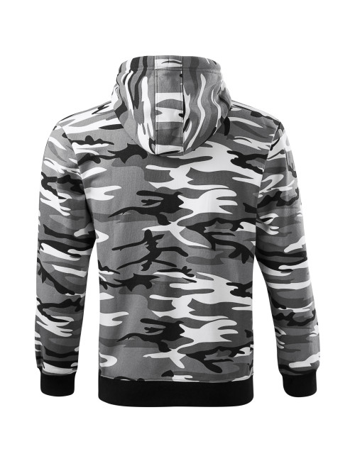 Men`s camo zipper c19 camouflage gray sweatshirt Adler Malfini
