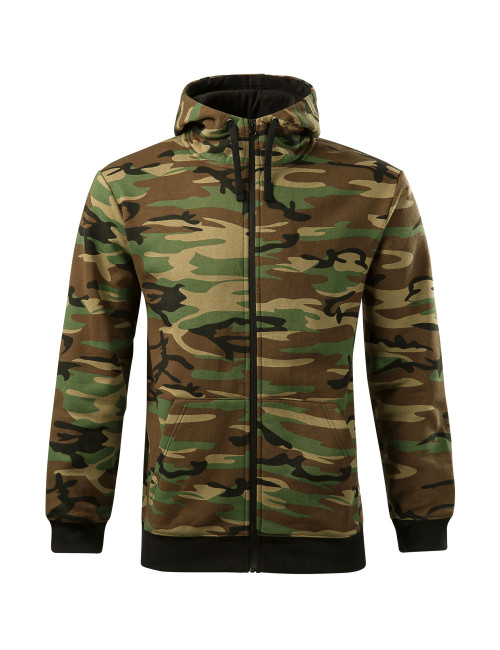 Bluza męska camo zipper c19 camouflage brown Adler Malfini