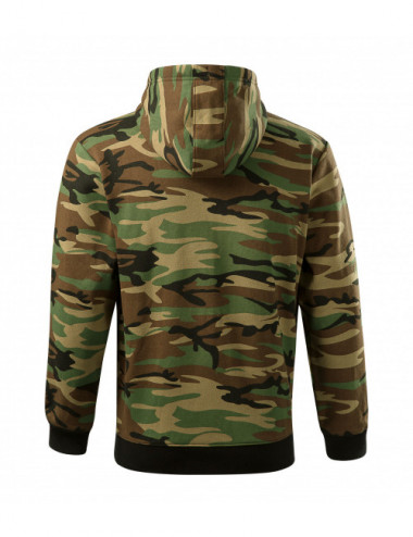 Bluza męska camo zipper c19 camouflage brown Adler Malfini
