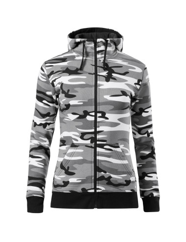 Bluza damska camo zipper c20 camouflage gray Adler Malfini