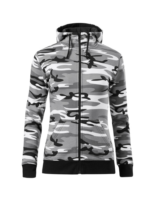 Bluza damska camo zipper c20 camouflage gray Adler Malfini