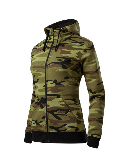 Bluza damska camo zipper c20 camouflage green Adler Malfini
