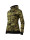 Women`s sweatshirt camo zipper c20 camouflage green Adler Malfini