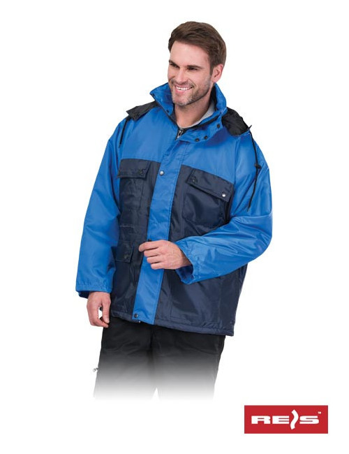 Isolierte schützende Winterkapuzenjacke GN marineblau-blau Reis