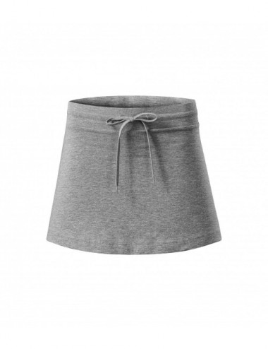 Women`s skirt two in one 604 dark gray melange Adler Malfini