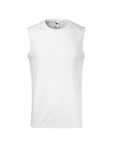 Adler MALFINI Herren Top Breeze 820 weißer Stickerei-Logo-Druck