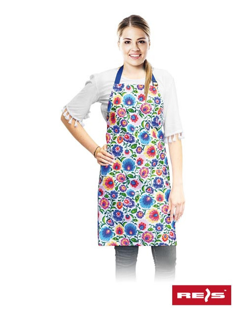 Fpb-folk mcw schürze multicolor-weiß Reis