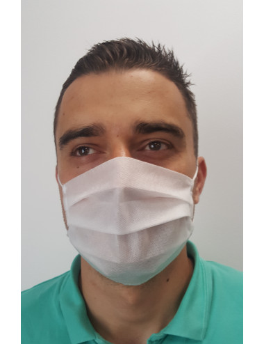 Einweg-Maske aus zweilagigem Polypropylen, 10 Stück