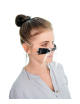 Mini protective visor for the nose and mouth PET face shield