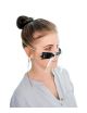 2Mini-Schutzvisier für Nase und Mund, PET-Gesichtsschutz
