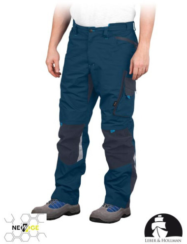 Taillenlange Schutzhose lh-na-t gn marineblau-blau Leber&amp;hollman