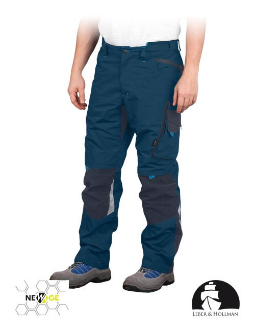 LEBER&amp;HOLLMAN WAIST TROUSERS LH-NA-T GN NAVY-BLUE