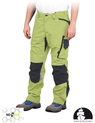 LEBER&amp;HOLLMAN WAIST TROUSERS LH-NA-T LB LIME BLACK